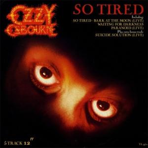 Album cover for So Tired album cover