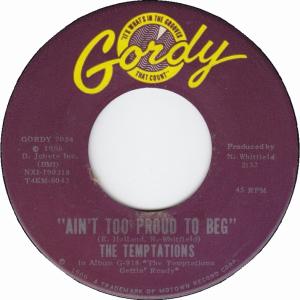 Album cover for Ain't Too Proud to Beg album cover