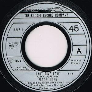 Album cover for Part-Time Love album cover